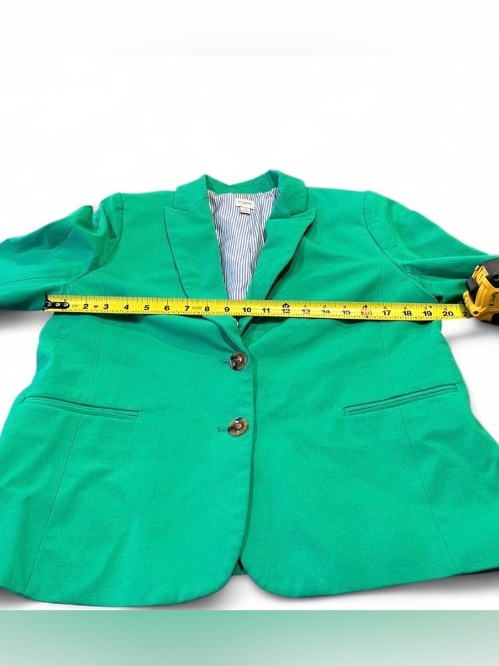 J. Crew Women's Teal Single-Button Blazer - Picture 5 of 12